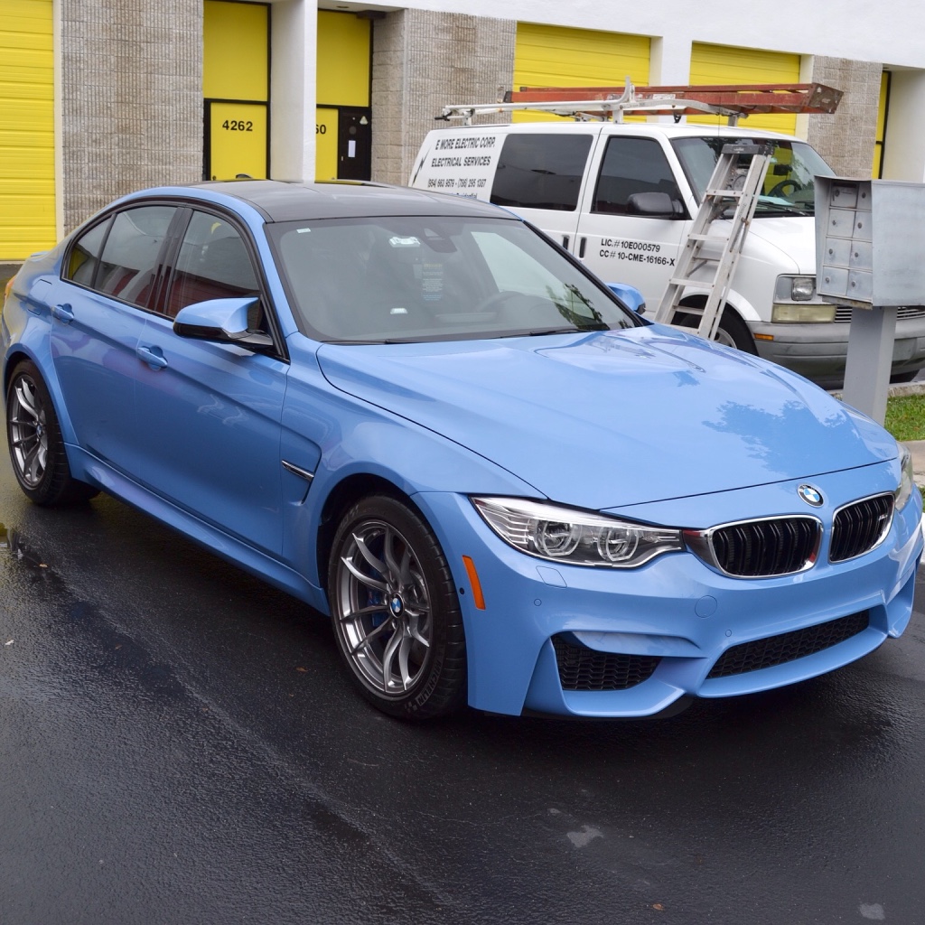 BMW F80 M3 Yas Marina Blue