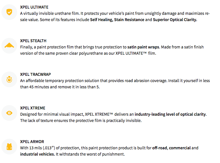 XPEL-PRODUCTS